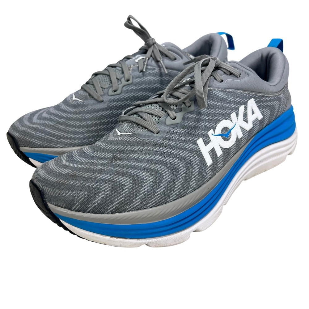 Hoka Gaviota 5 Harbor Mist Blue Mens Running Shoes Size 13D 1127929 LDVB